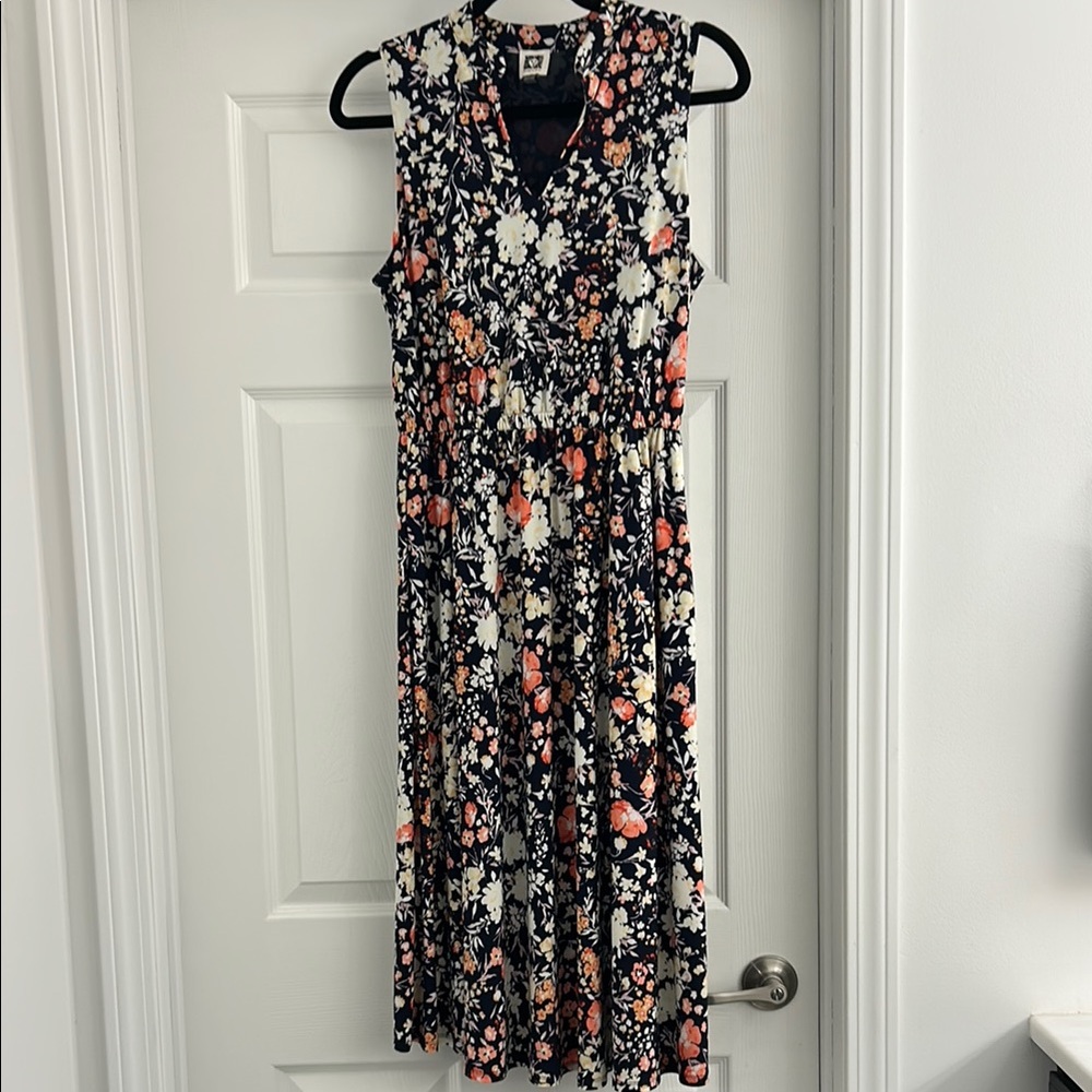 Women’s Floral Sleeveless Midi Dress